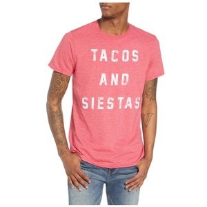 THE RAIL Tacos and Siestas Graphic TShirt in Red